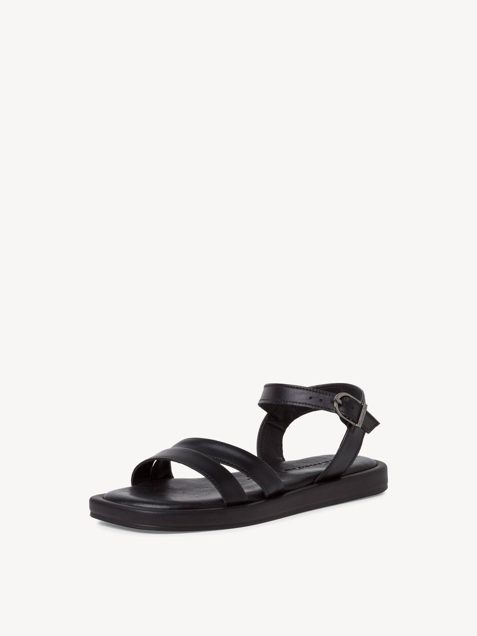 Sandale en cuir - noir