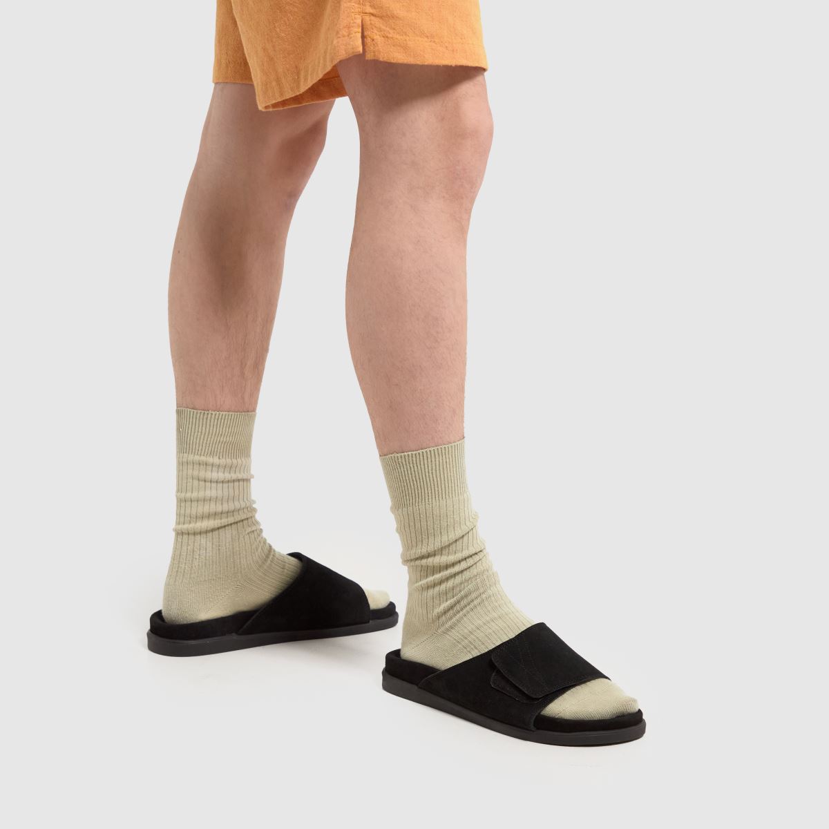 Schuh Samuel – Svarta sandaler med ett band