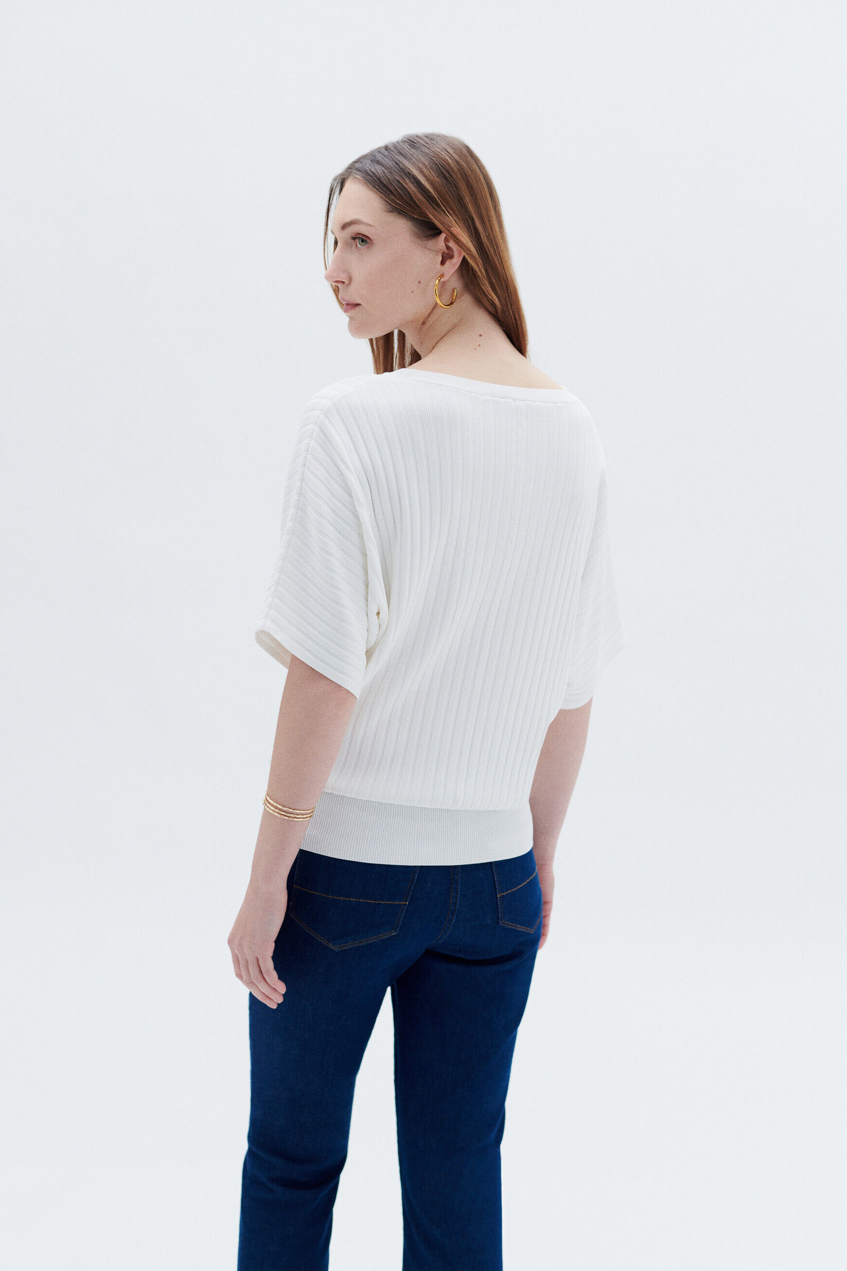 Pull mahee ivoire femme