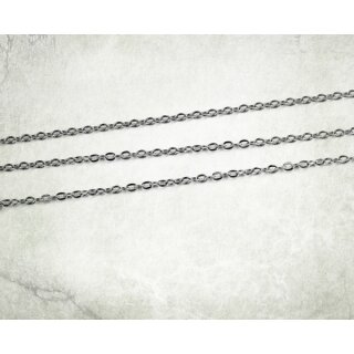 Silver Hobby Chain 2,5mm x 2mm (1 meter)