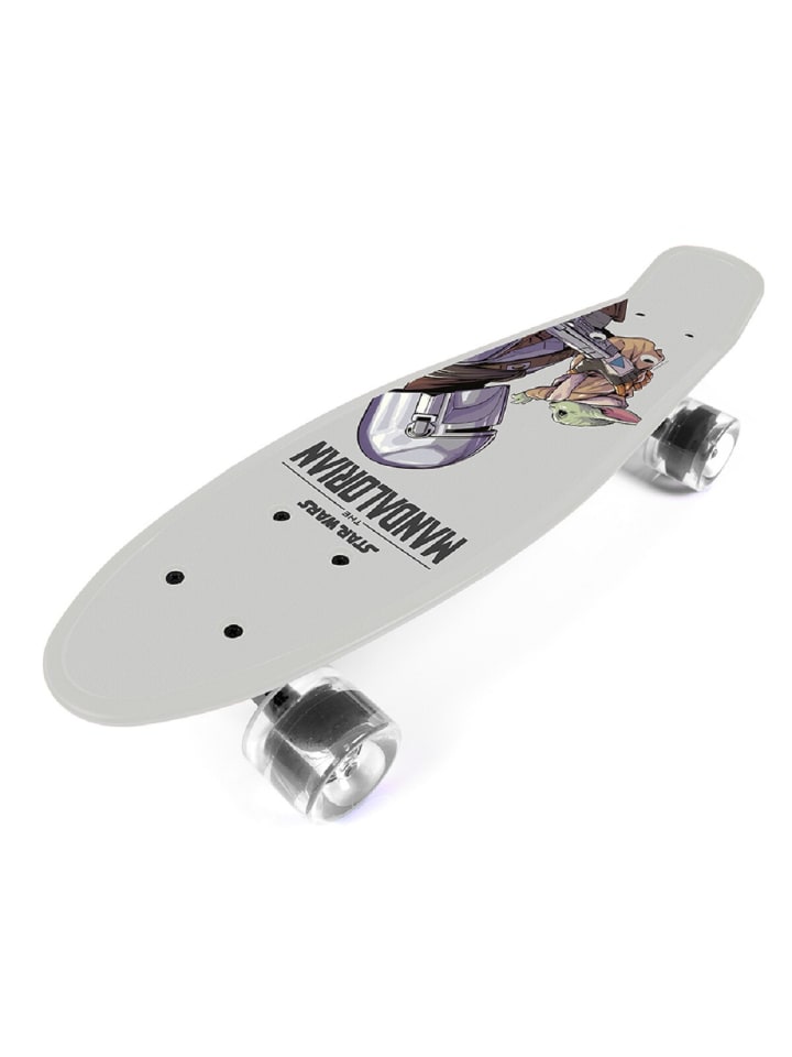 COFI 1453 Mandalorian Pennyboard Kompaktes Design aus Polypropylen in Weiß günstig kaufen 55 cm