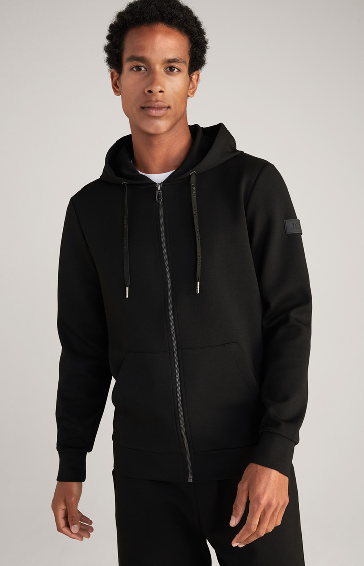 Sweatjacke Stratos in Schwarz