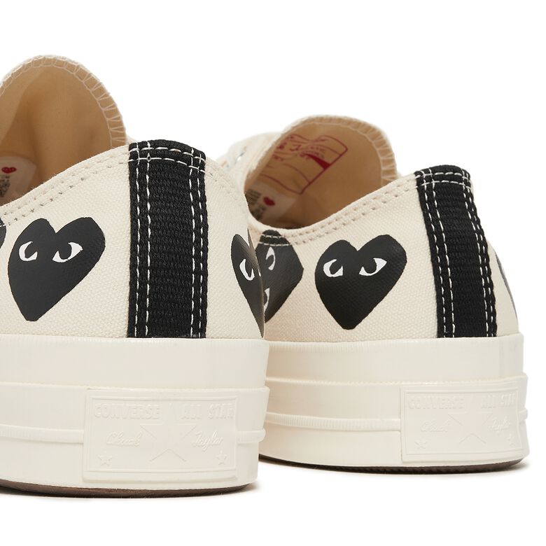Comme des Garcons Play Multi Heart Chuck Taylor All Star '70 Low white