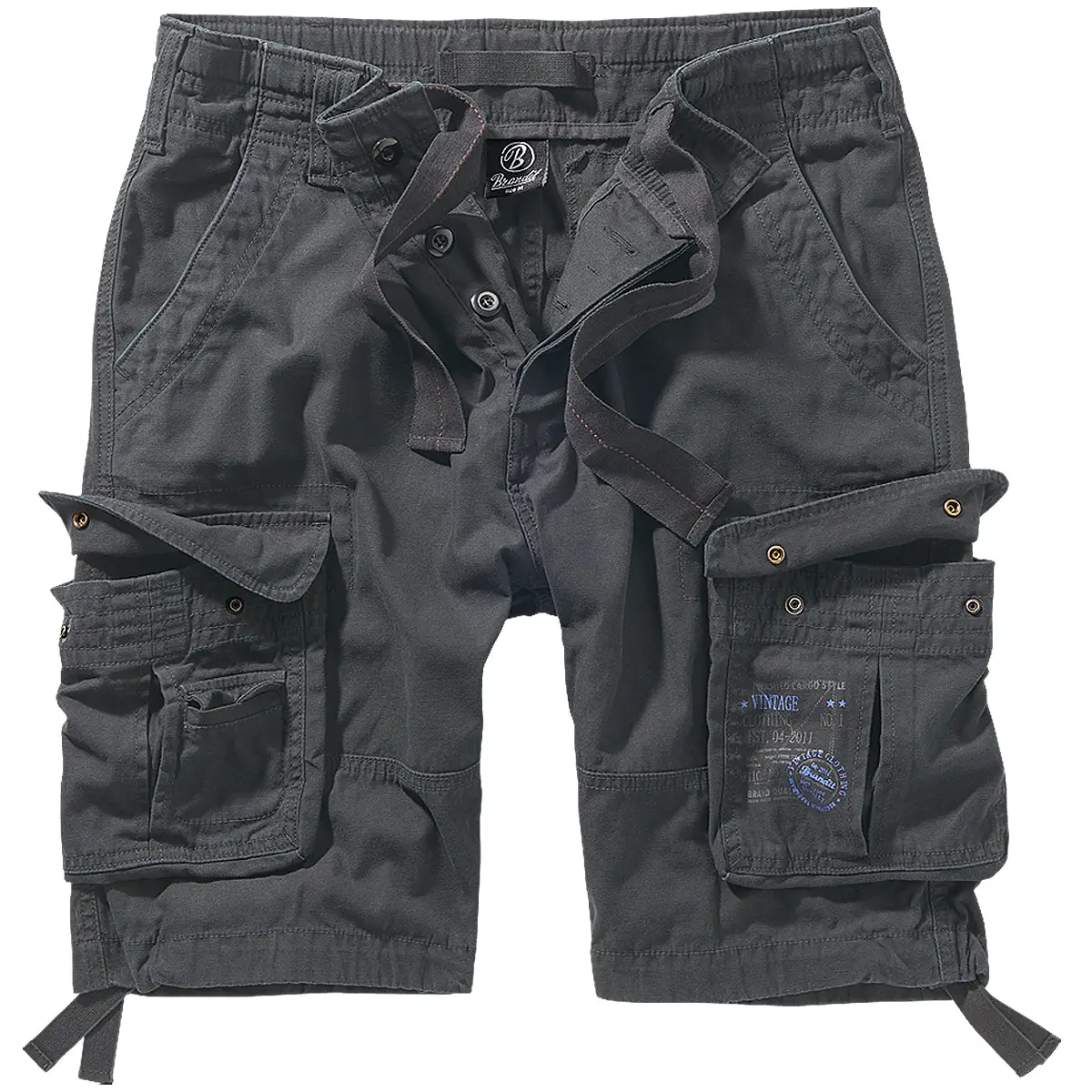 Pure Vintage Shorts anthrazit