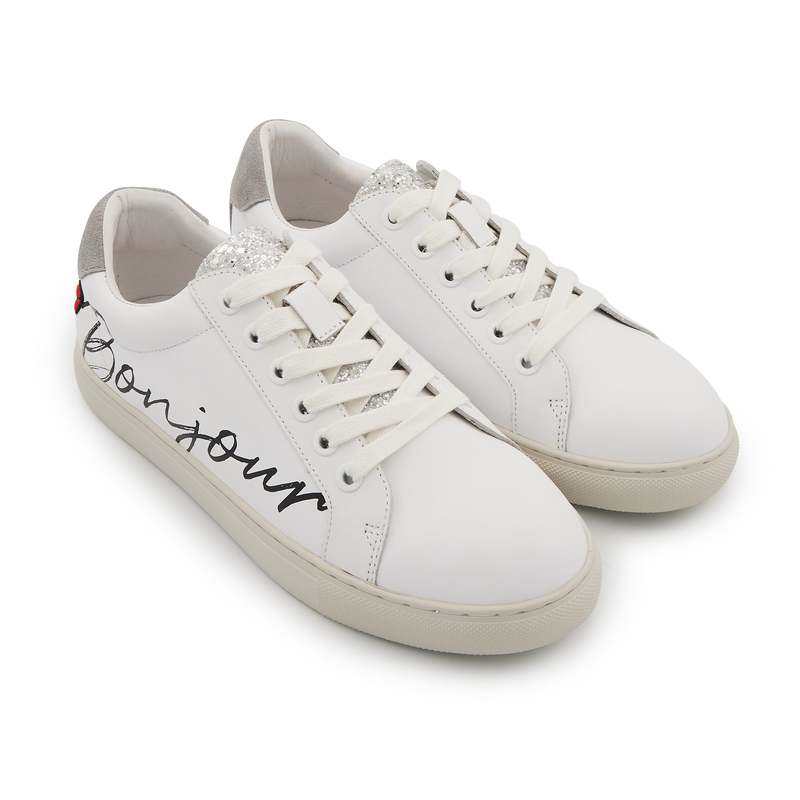 Baskets en cuir Simone bonjour bonsoir