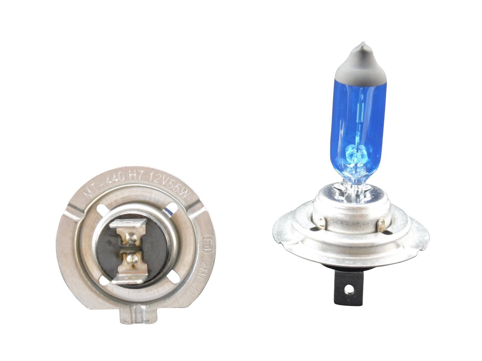 MARUTA KFZ-Ersatzleuchte MT-440, PX26d, 2 St., Tageslichtweiß, H7 55W 5500K Xenon-Effekt Halogenlampe für Scheinwerfer, Abblendlicht
