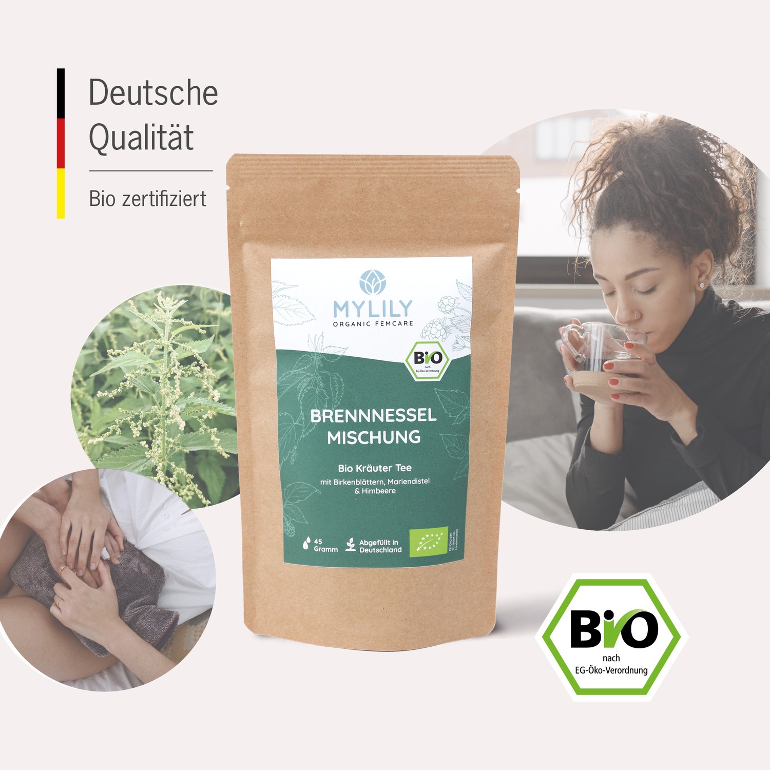 Brennnesselmischung | loser Bio-Kräutertee 45 g