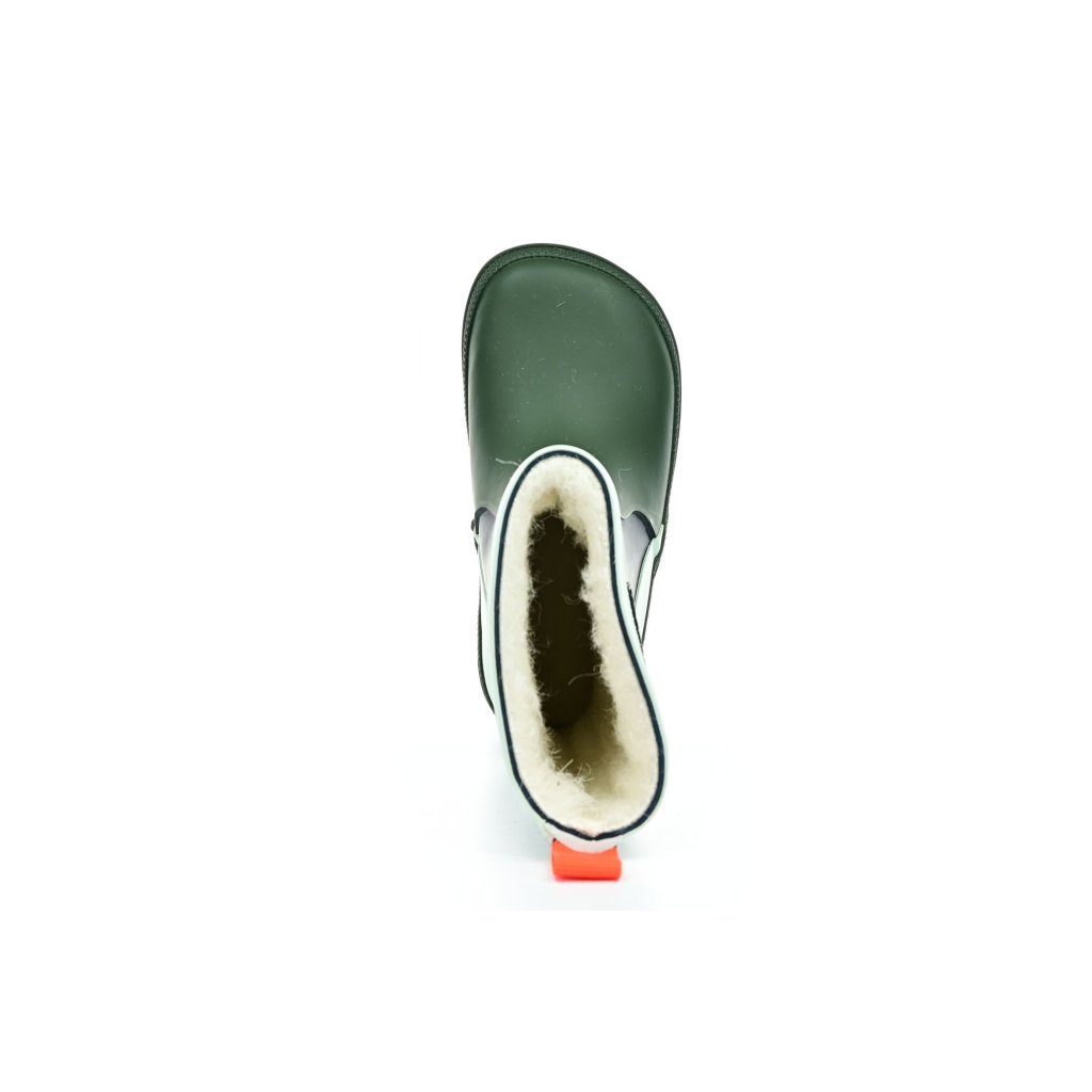 Bundgaard Charly High Warm Navy/Army/Pistachio gefütterte Barfuß Gummistiefel