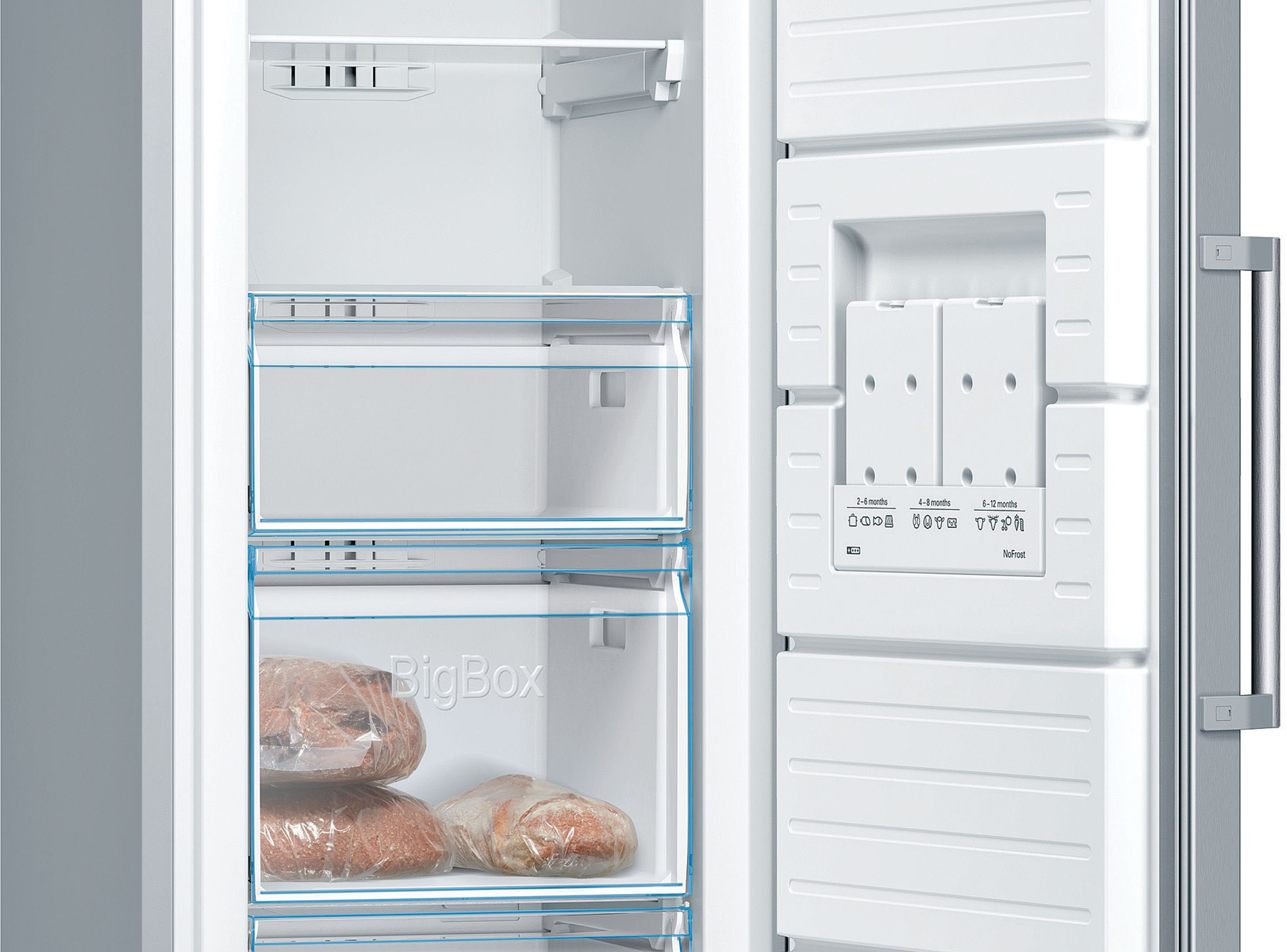 BOSCH European Side-by-Side KAN95VLEP, 186 cm hoch, 120 cm breit