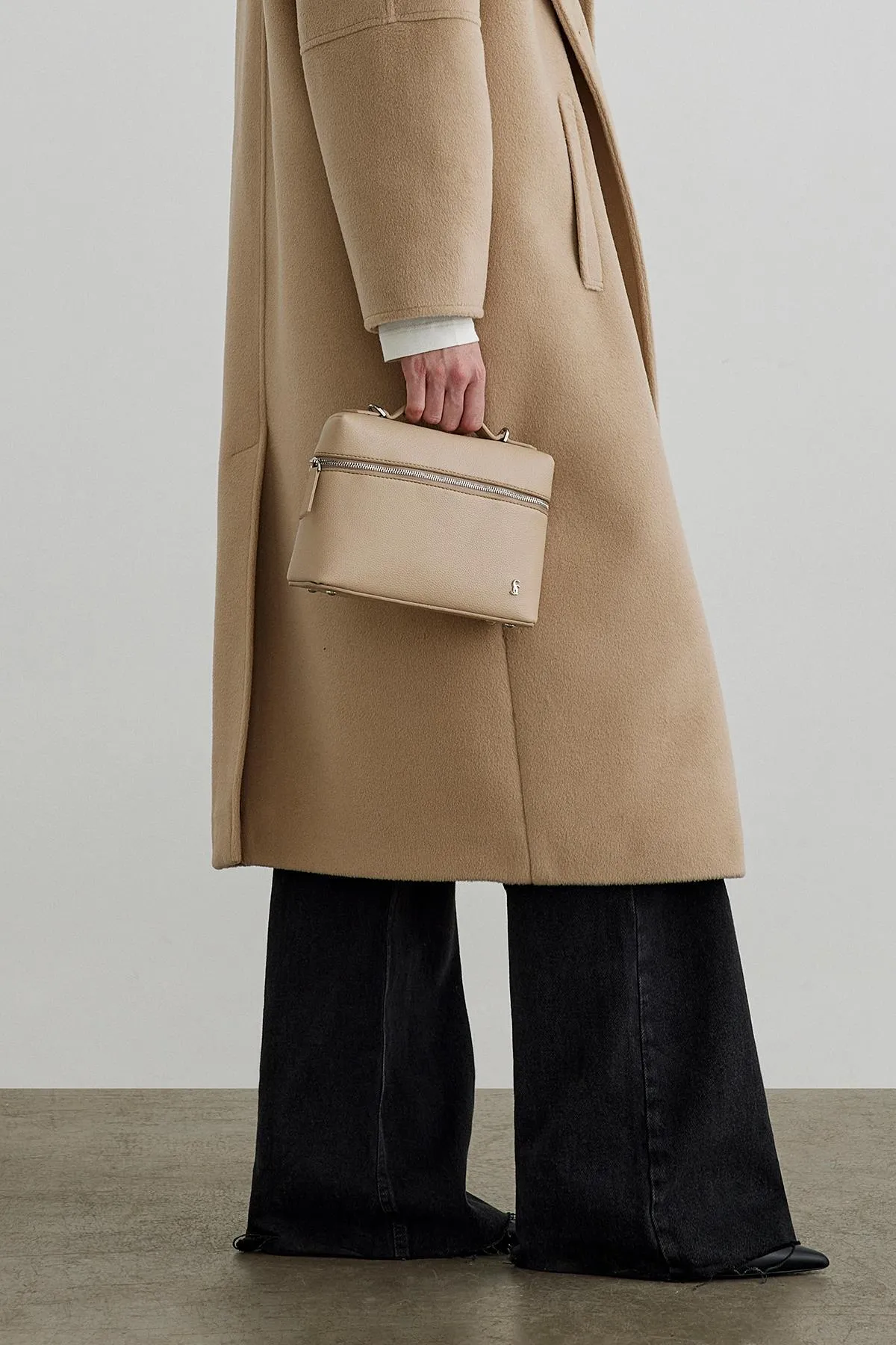 Suud Collection  Umhängetasche - Beige - Unifarben
