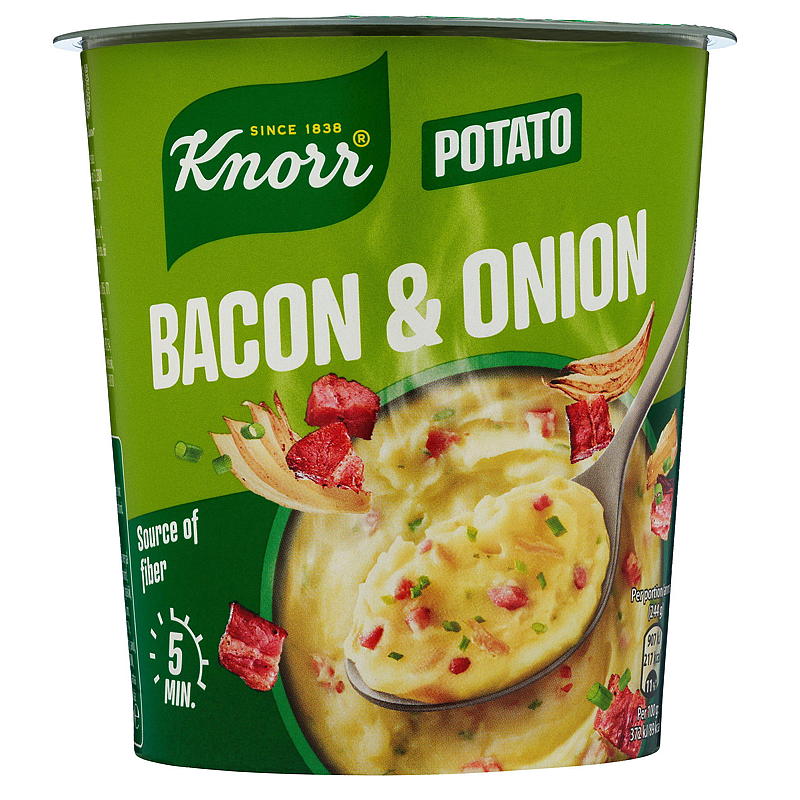 Knorr Potato snack pot 51 g bacon & onion Knorr