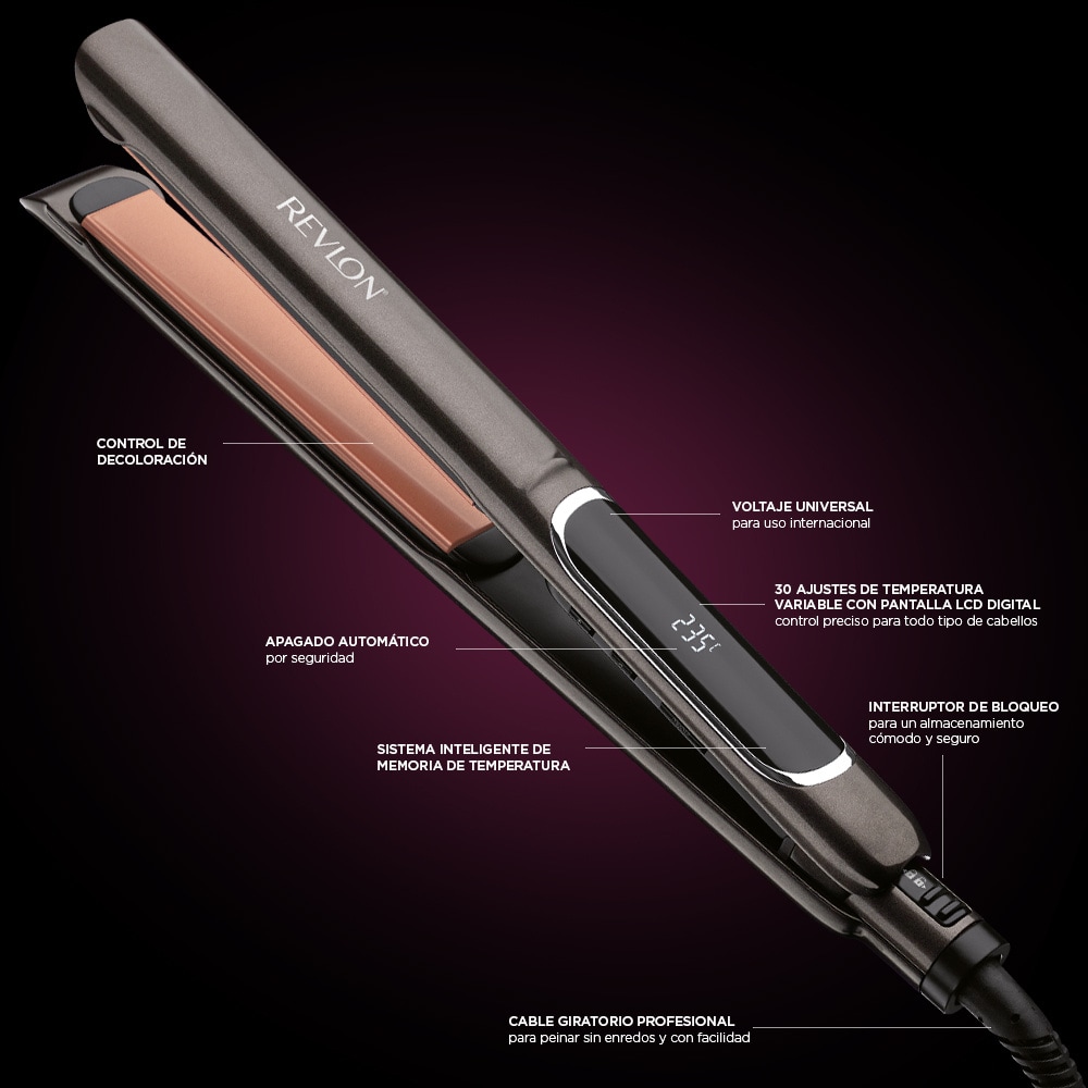 revlon accessories SALON STRAIGHT COPPER SMOOTH STYLER Lisseur