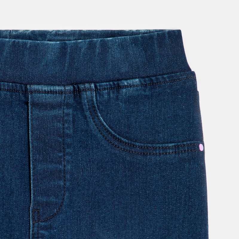 Jean slim fille denim dark blue bleu Catimini