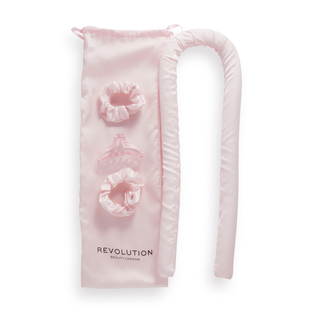 revolution hair Revolution Curl Enhance Satin Curling Ribbon Pink ruban boucleur