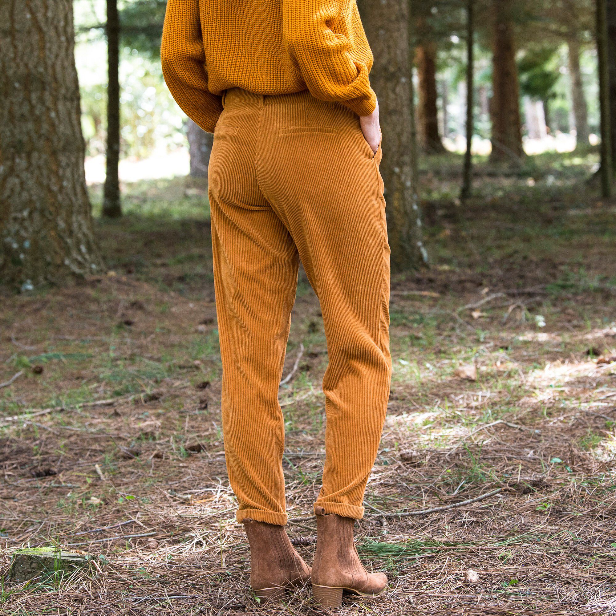 Pantalon 7/8ème, velours