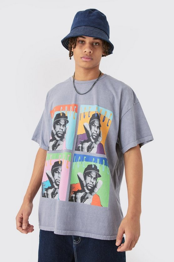 Oversize T-Shirt mit lizenziertem Ice Cube Print