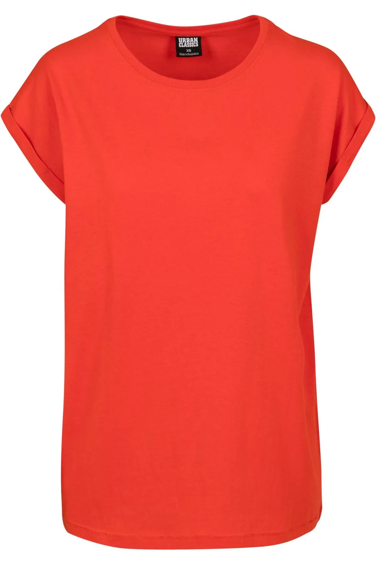 Urban Classics  Damen T-Shirt mit verlängerter Schulterpartie für Damen