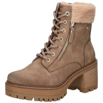 Tom Tailor Schnür Boots in braun