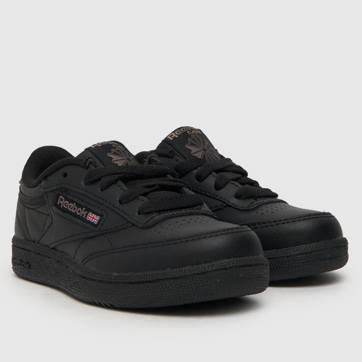 Reebok svarta Club C Junior-träningsskor