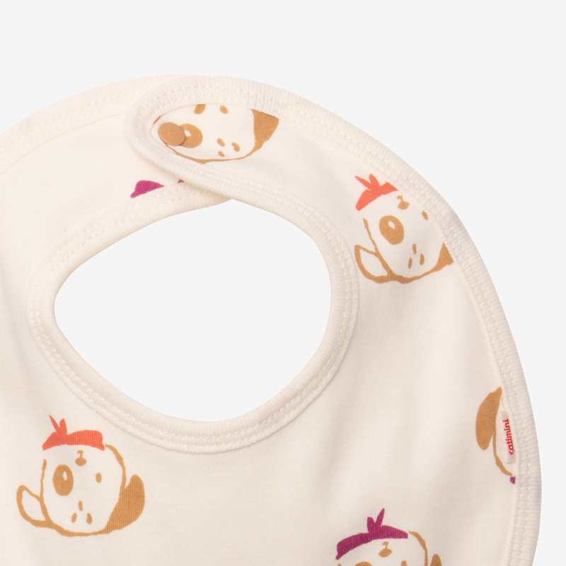 Bavoir bébé garçon chiens blanc Catimini