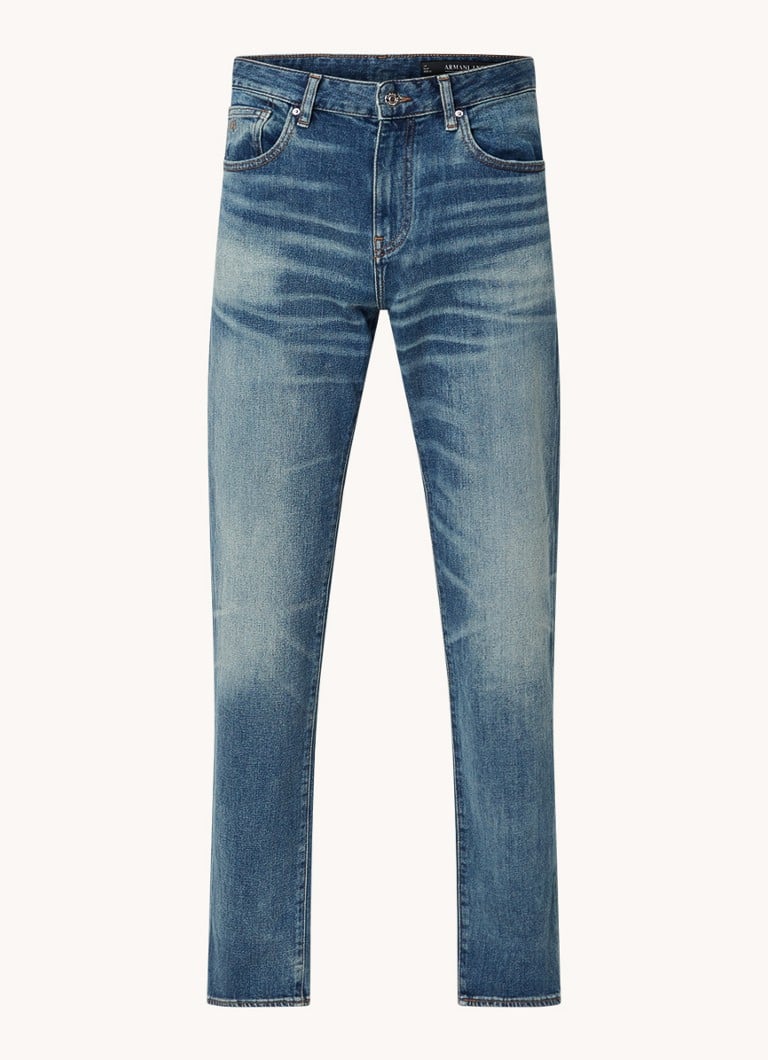 Jeans Jean Armani Exchange, vestibilità slim, finitura slavata
