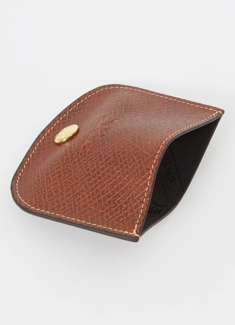 Etui na karty Longchamp z prawdziwej skóry