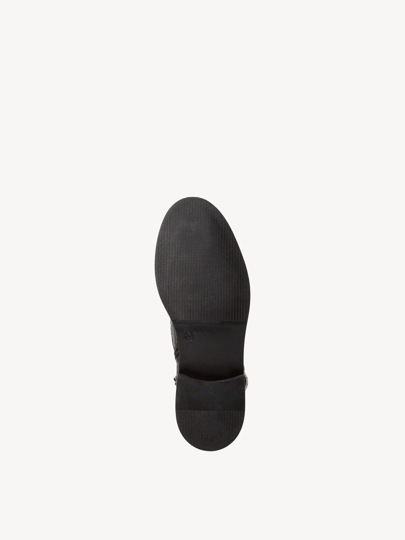 Bottine en cuir - noir