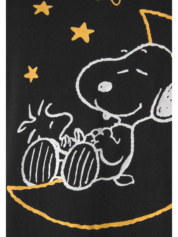 Peanuts Sleepshirt in schwarz-rot-gelb-weiß günstig kaufen