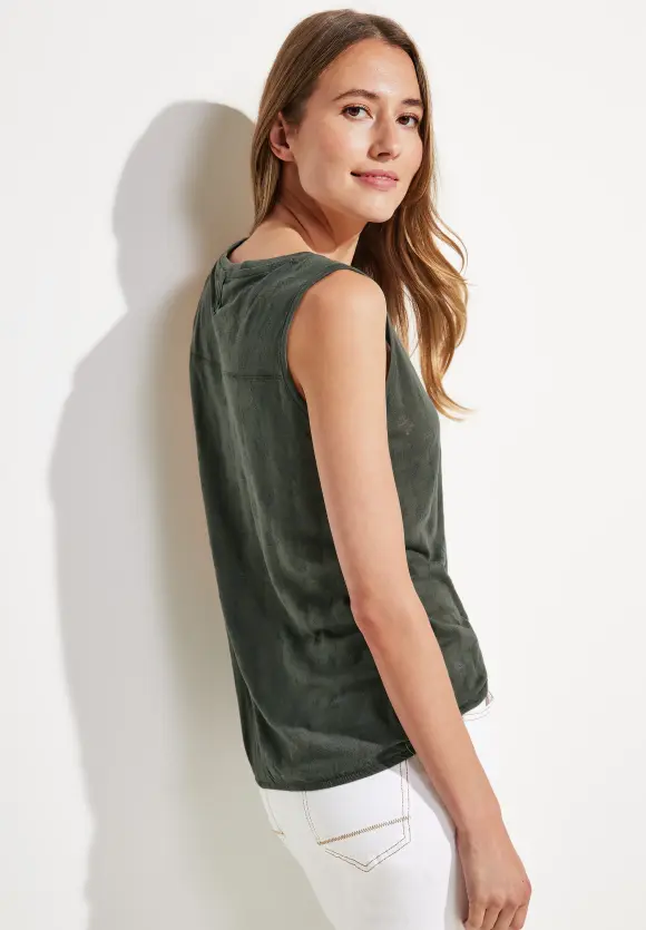 CECIL Burn Out Top