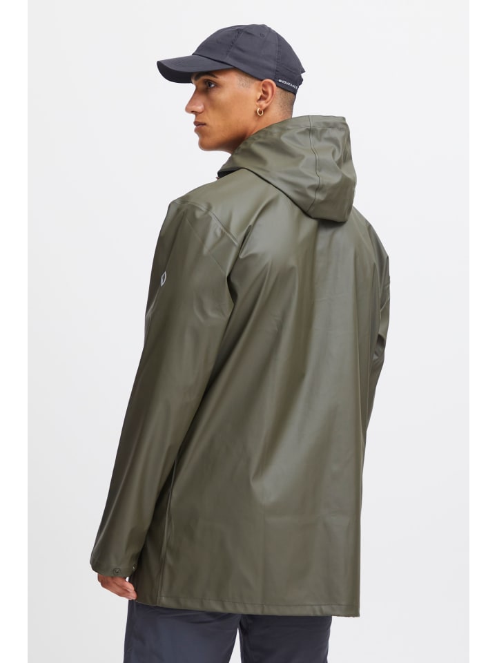North Bend Regenjacke NBTorsten 191562MMM Sportliche Regenjacke mit Kapuze in Grün günstig kaufen