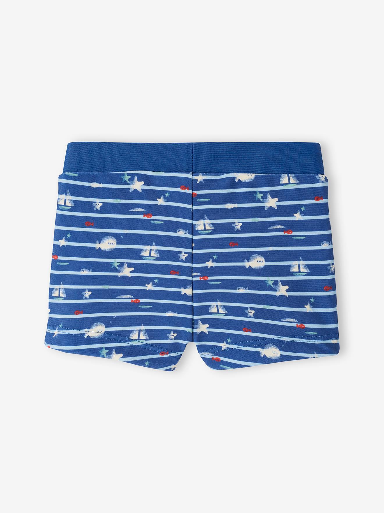 Vertbaudet Jungen Baby Badehose Oeko-Tex - indigo-blau