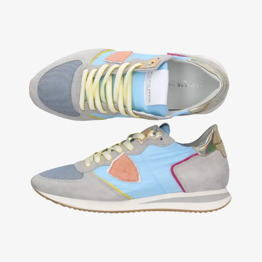 Philippe Model - Sneaker low TZLD Veloursleder - blau