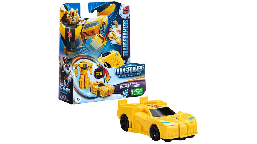 Hasbro - Transformers EarthSpark 1-Step Flip Changer, 1 Stück, sortiert