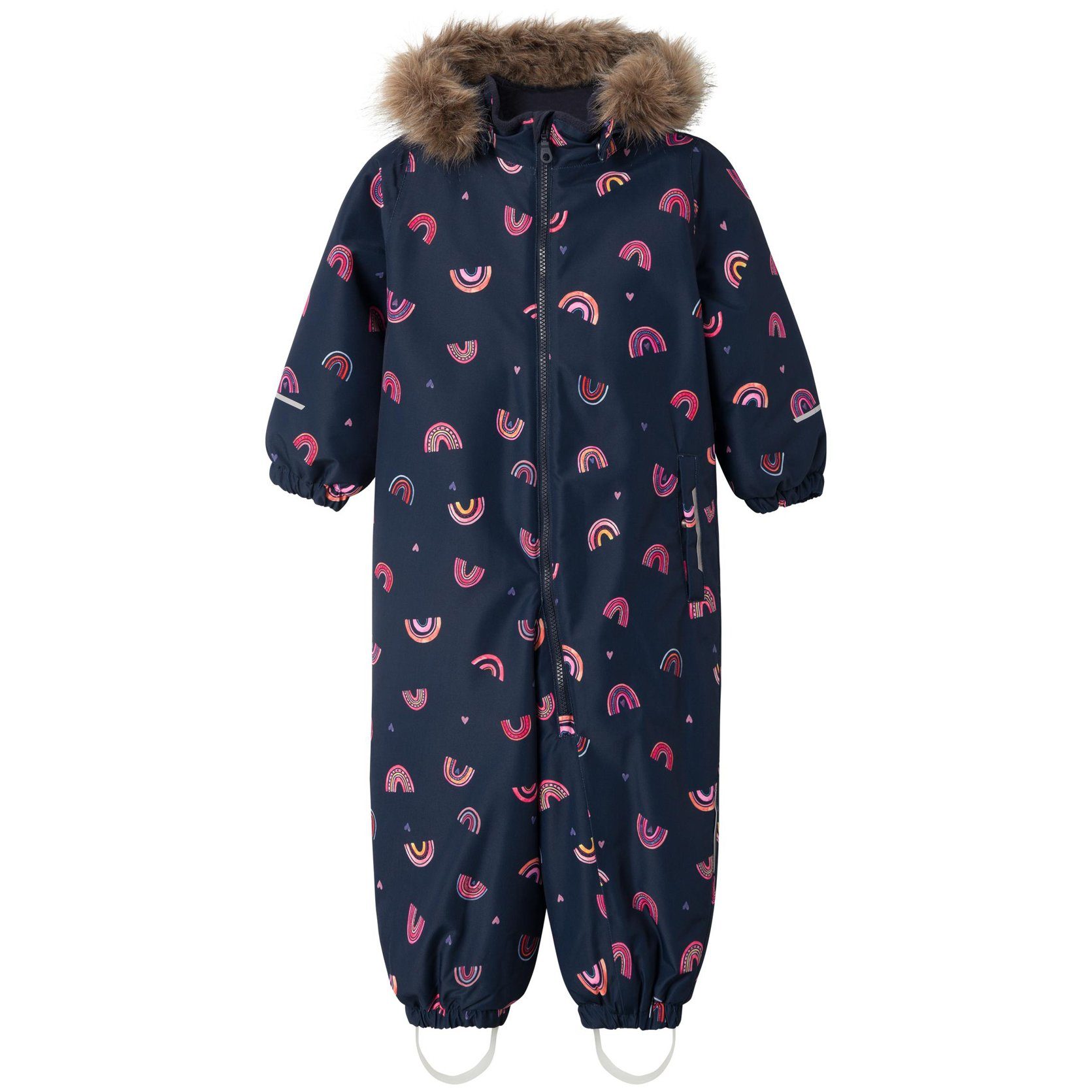 Name It Schneeoverall NMFSNOW10 SUIT RAINBOW FO mit abnehmbarer Kapuze