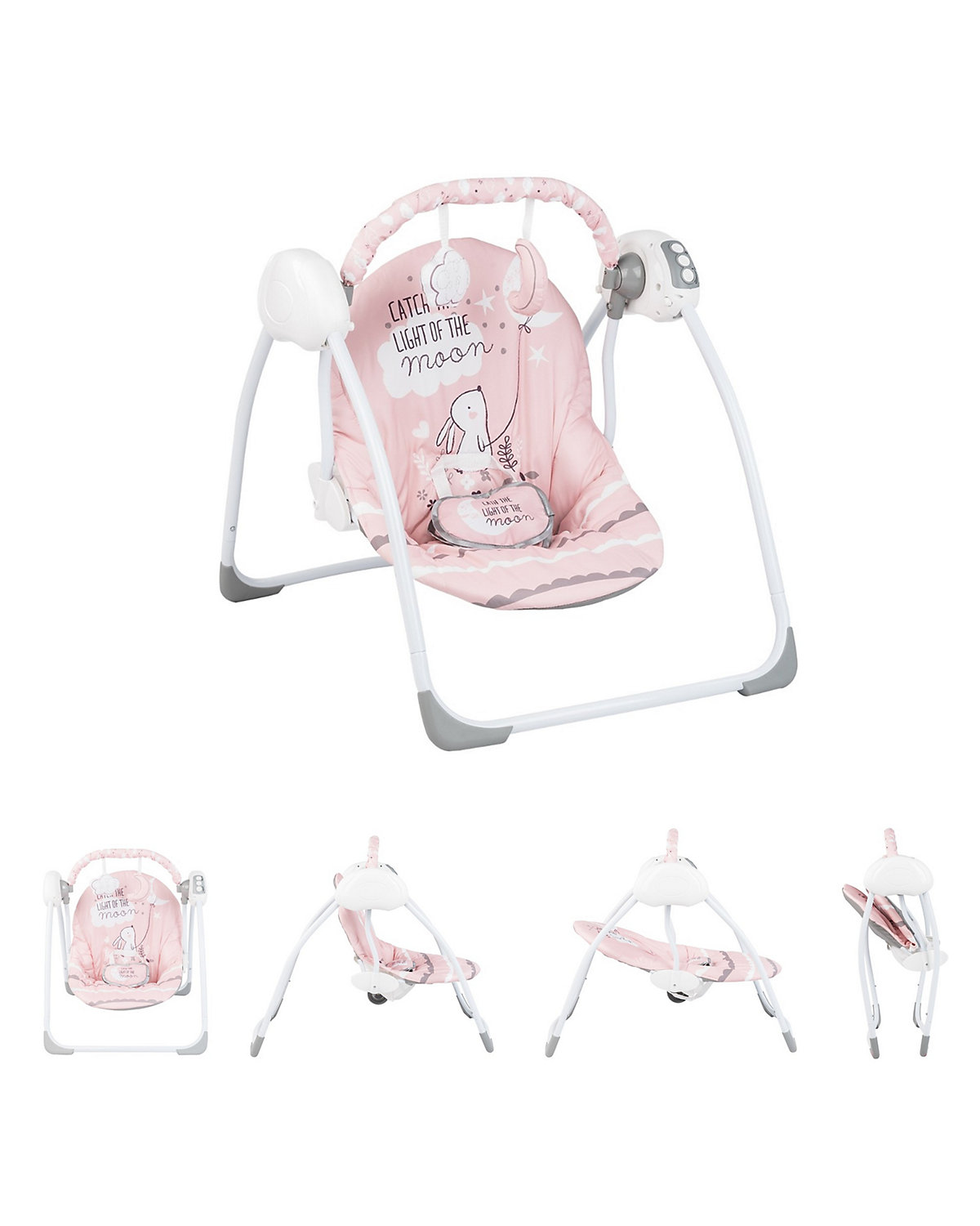 Babywippe Felice elektrisch Schaukel Musikfunktion Spielbogen klappbar Babywippen