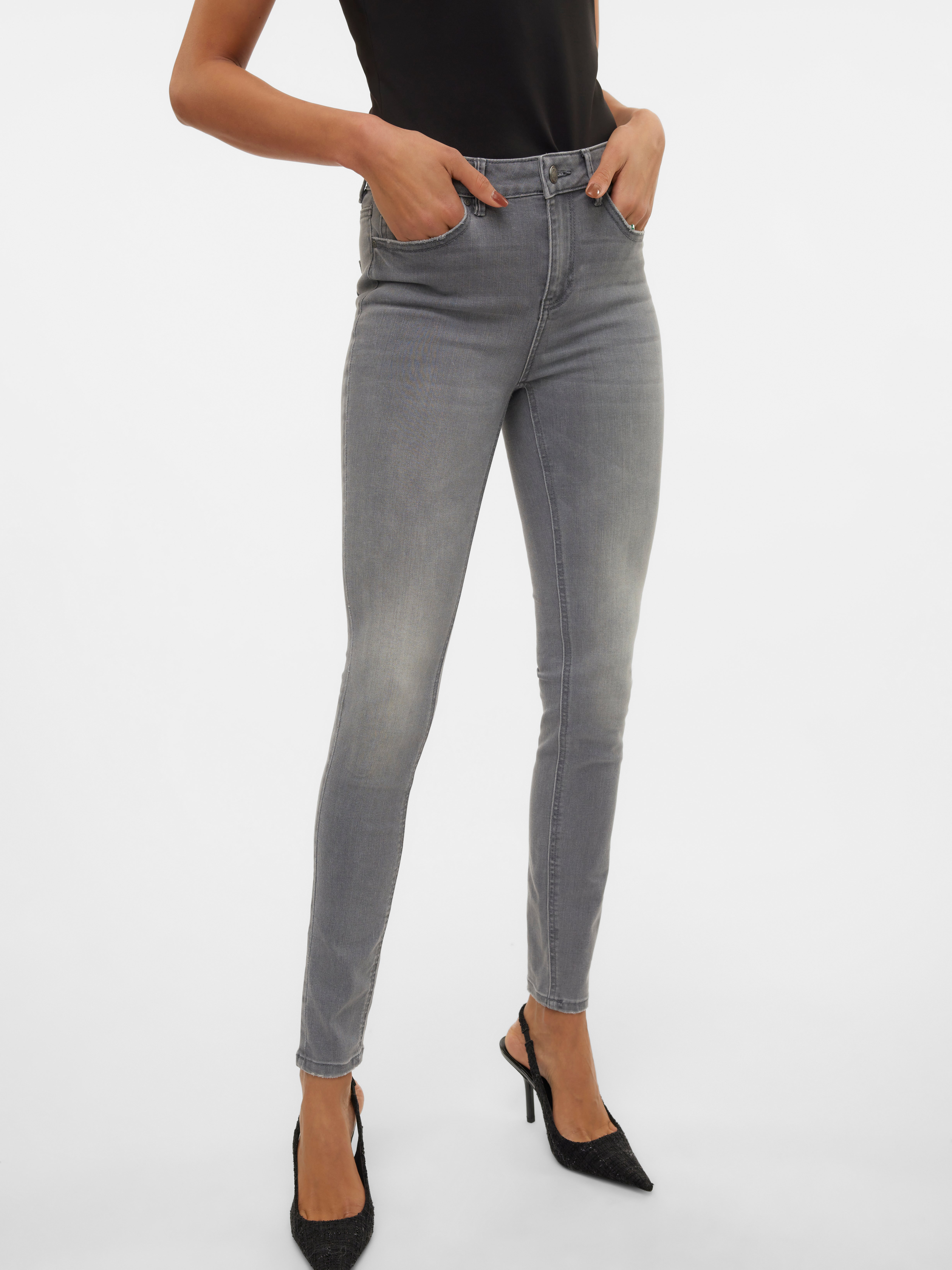 VMFLASH Mid Rise Skinny Fit Jeans