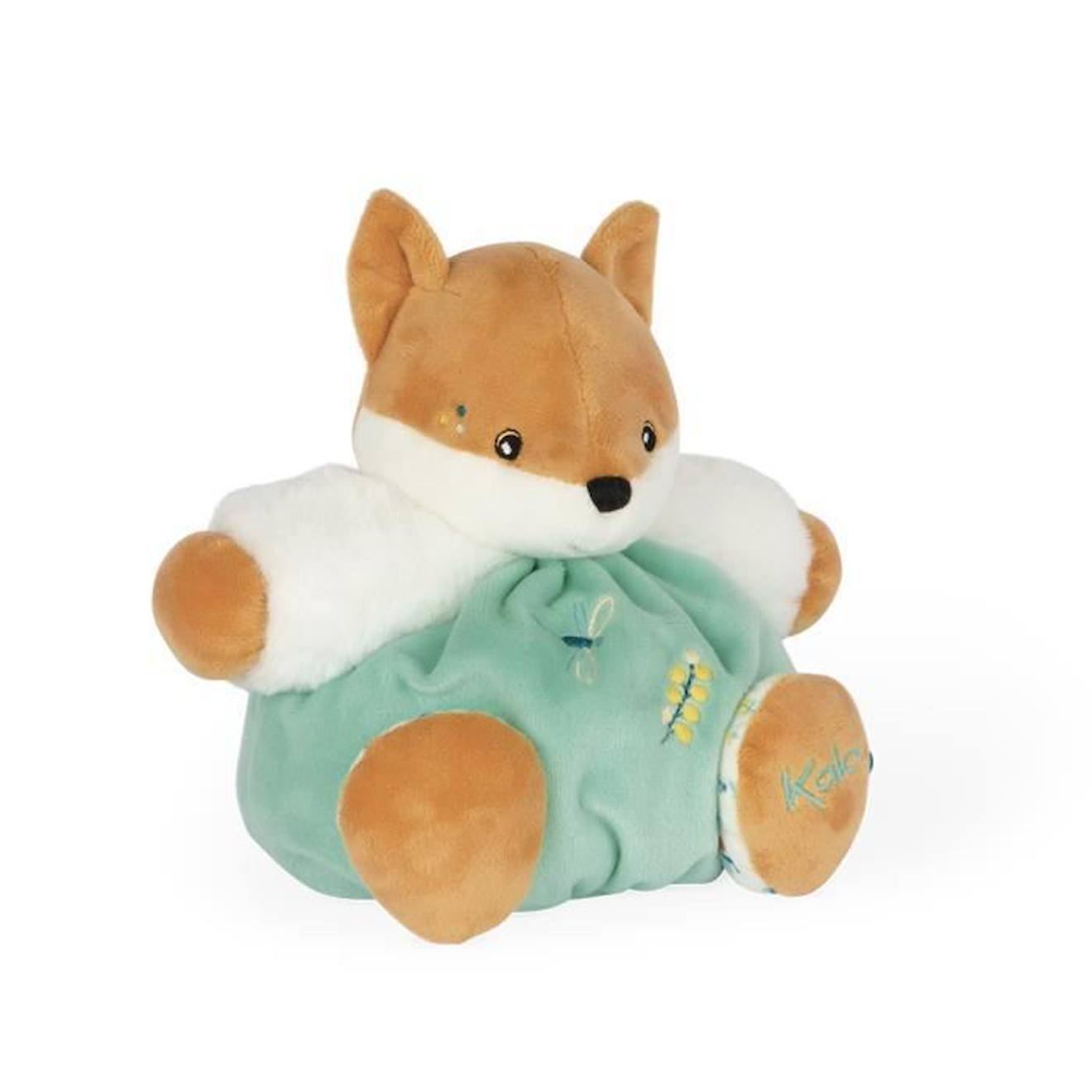 Kaloo Patapouf Renard Léonard Musical 18 cm. vert