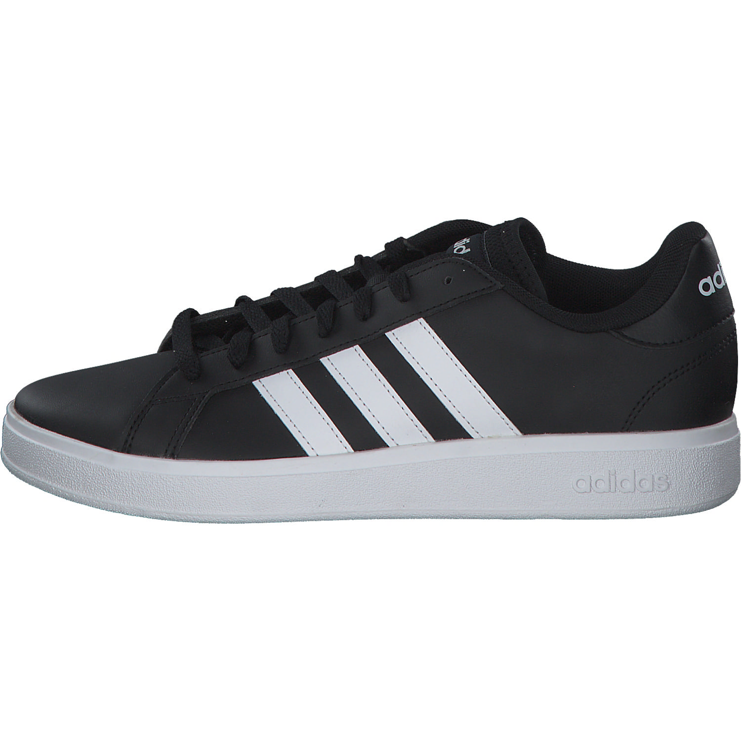Adidas Grand Court Base 2.0 W, Schnürschuhe, Damen, black/white/black
