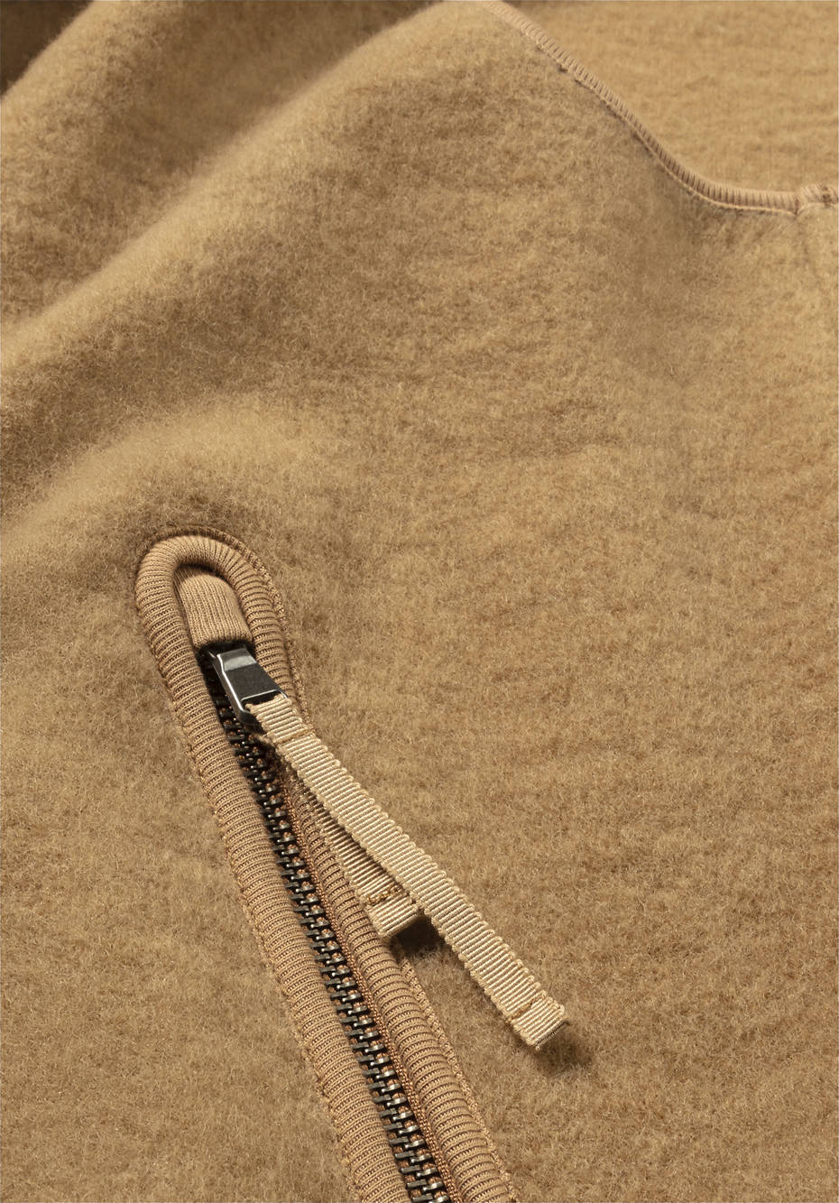 Wollfleece-Weste aus reiner Bio-Merinowolle