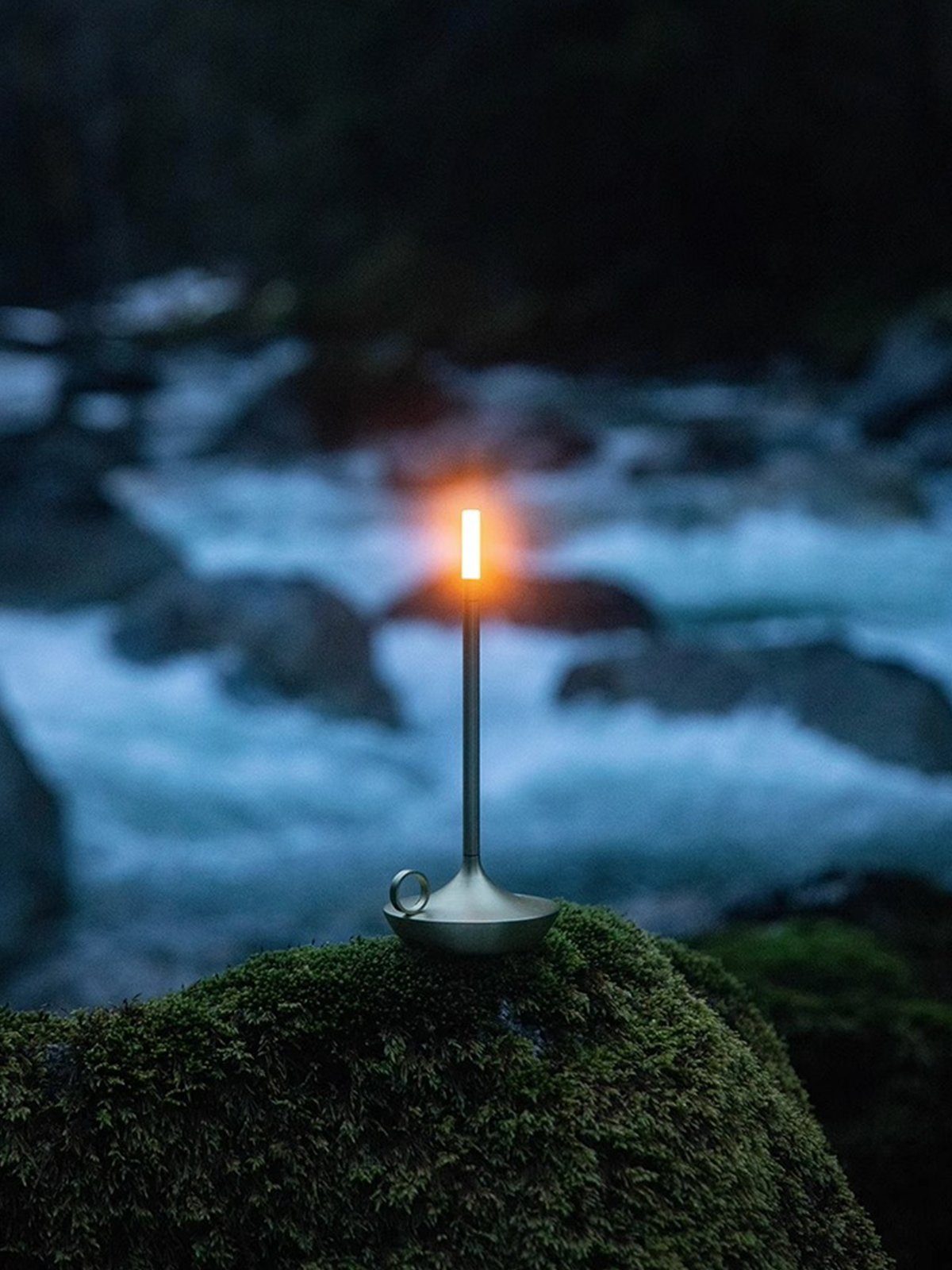 LIGHTSTUDIO Außen-Tischleuchte Tischlampe kabellos, Wohnzimmer Schlafzimmer Outdoor Tischlampen, LED Touch dimmbar Tischleuchten - Nachttischlampe Gold