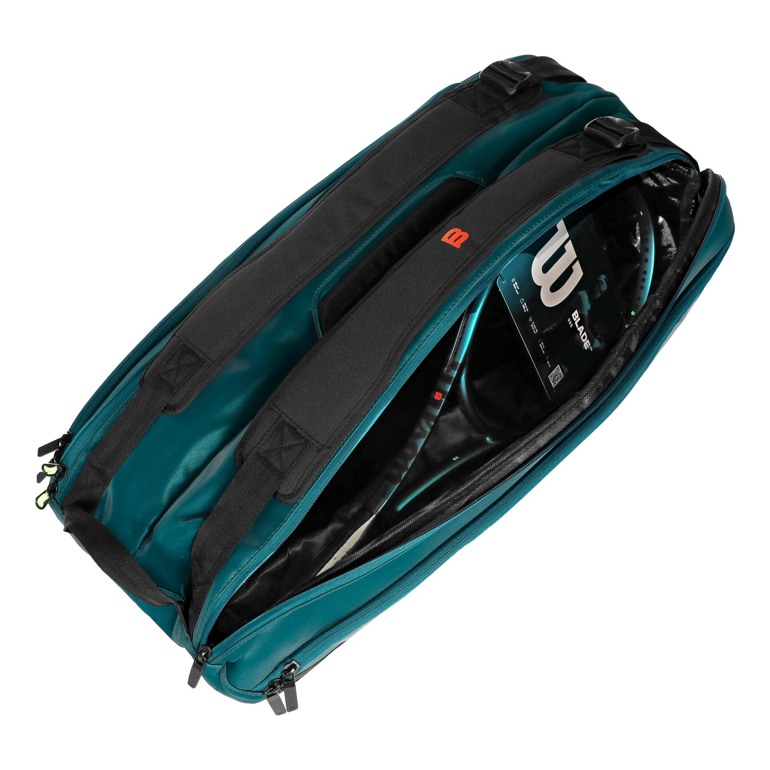 Blade Super Tour Schlägertasche 9er - Grün, Schwarz