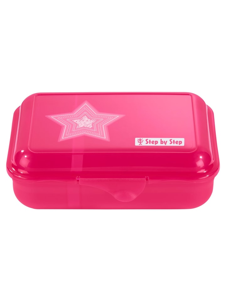 Step by Step Brotzeitbox, mit Klickverschluss in Glamour Star Astra, Pink günstig kaufen onesize