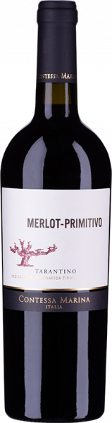 Contessa Marina Merlot-Primitivo Tarantino IGT Contessa Marina Italien  halbtrocken - 6er Karton