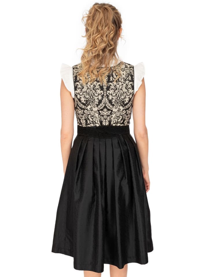 MarJo Midi Dirndl SCHÖFWEG in schwarz günstig kaufen