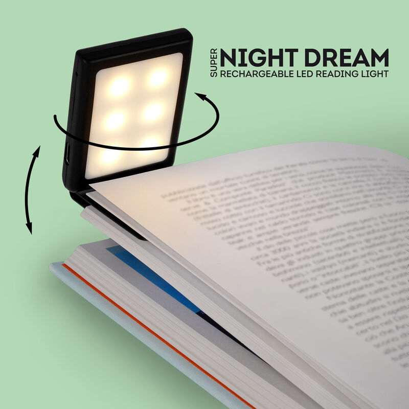 Nabíjateľná LED lampa na čítanie - Super Night Dream