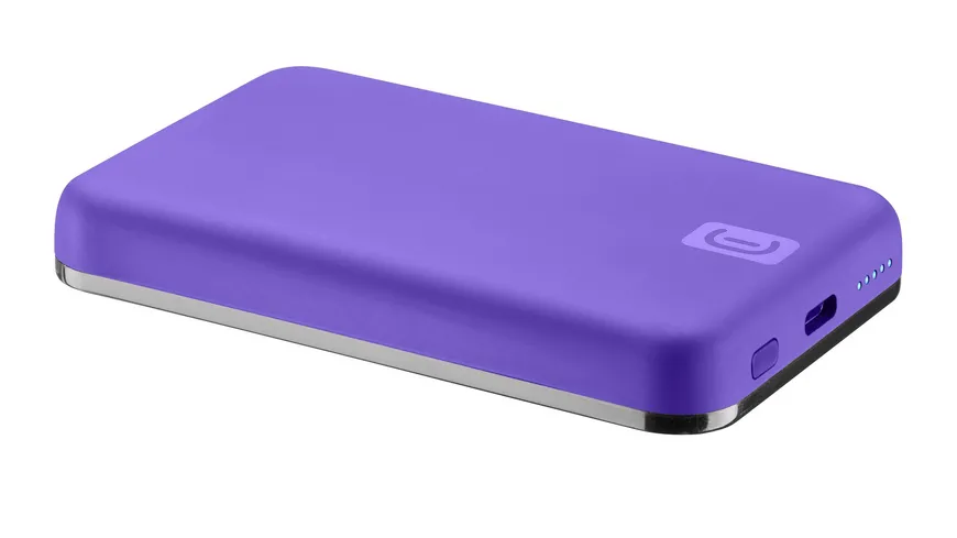 Cellularline MagSafe Wireless Power Bank MAG 5000 VIOLET