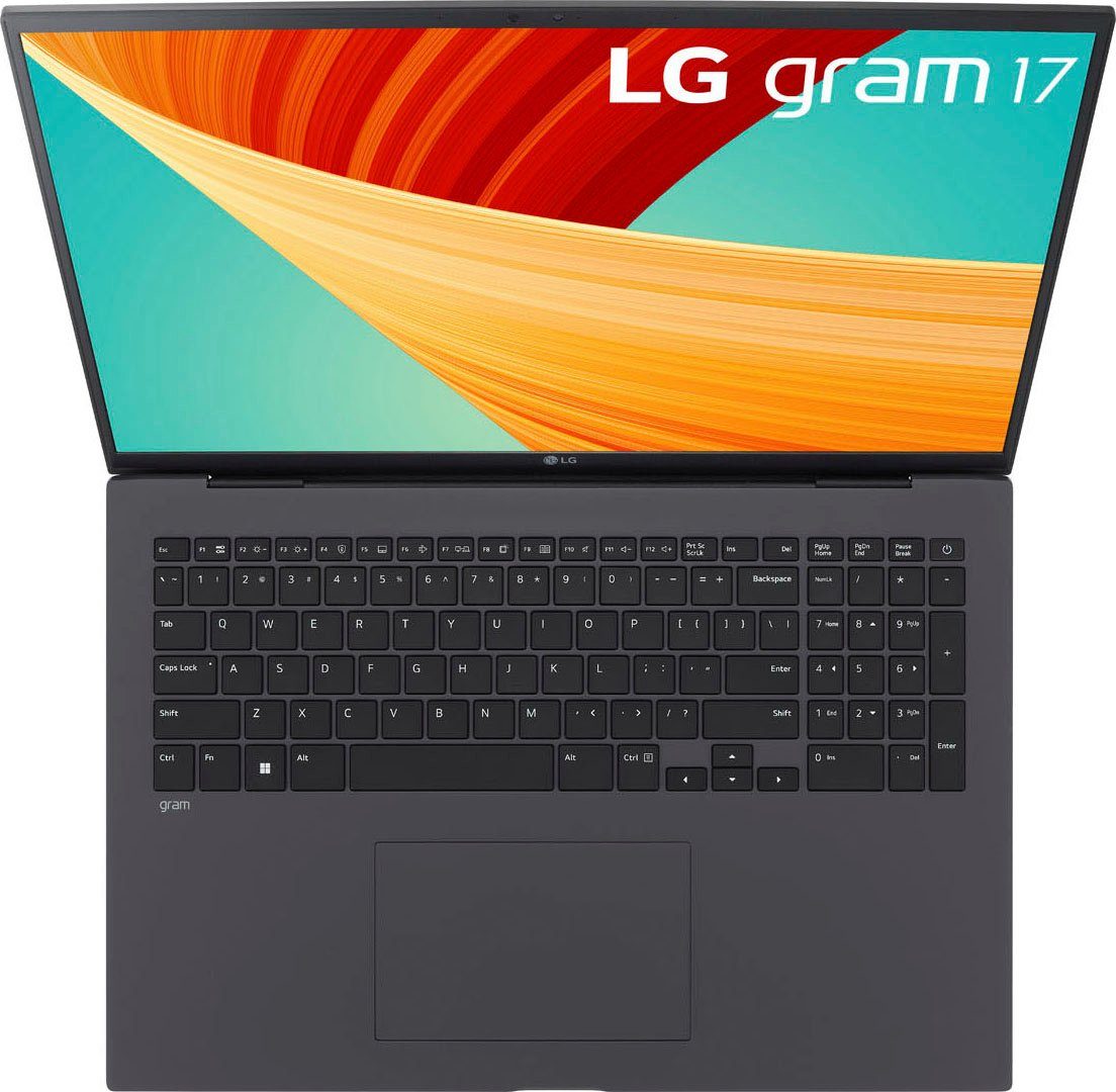 LG Gram 17Z90R-G.AD7CG Notebook (43,18 cm/17 Zoll, Intel Core i7 1360P, Iris Xe Graphics, 2000 GB SSD)