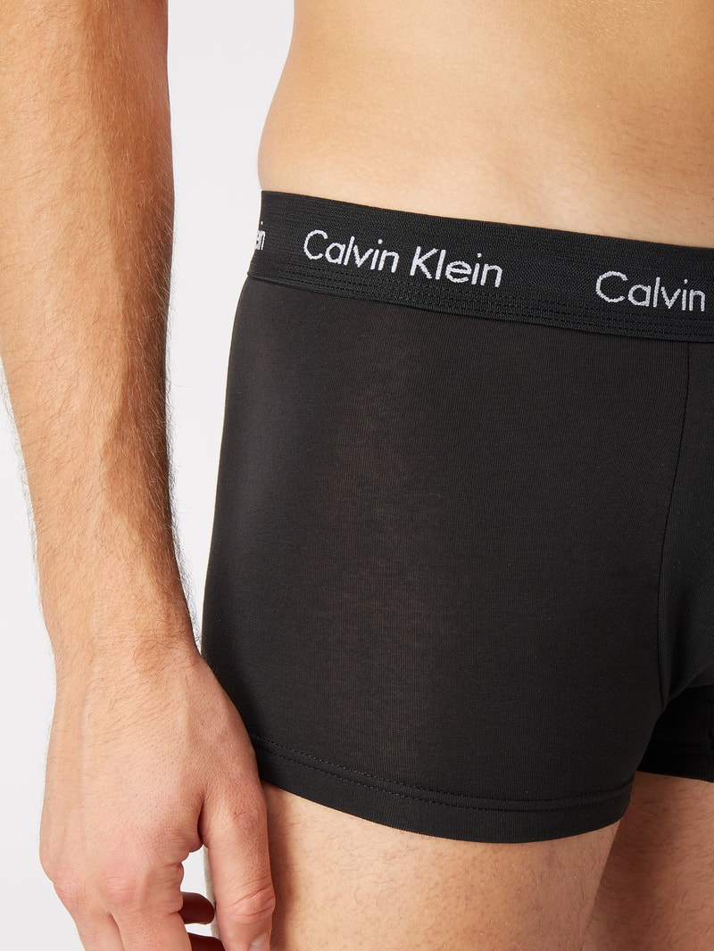 Trunks im 3er-Pack - kurzes Bein in schwarz