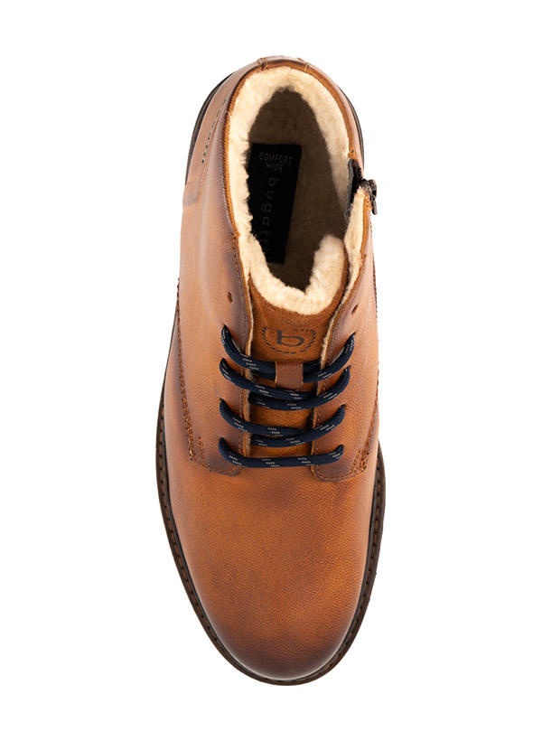 bugatti, Desert Boots, Leder warmgefüttert Extraweit, cognac