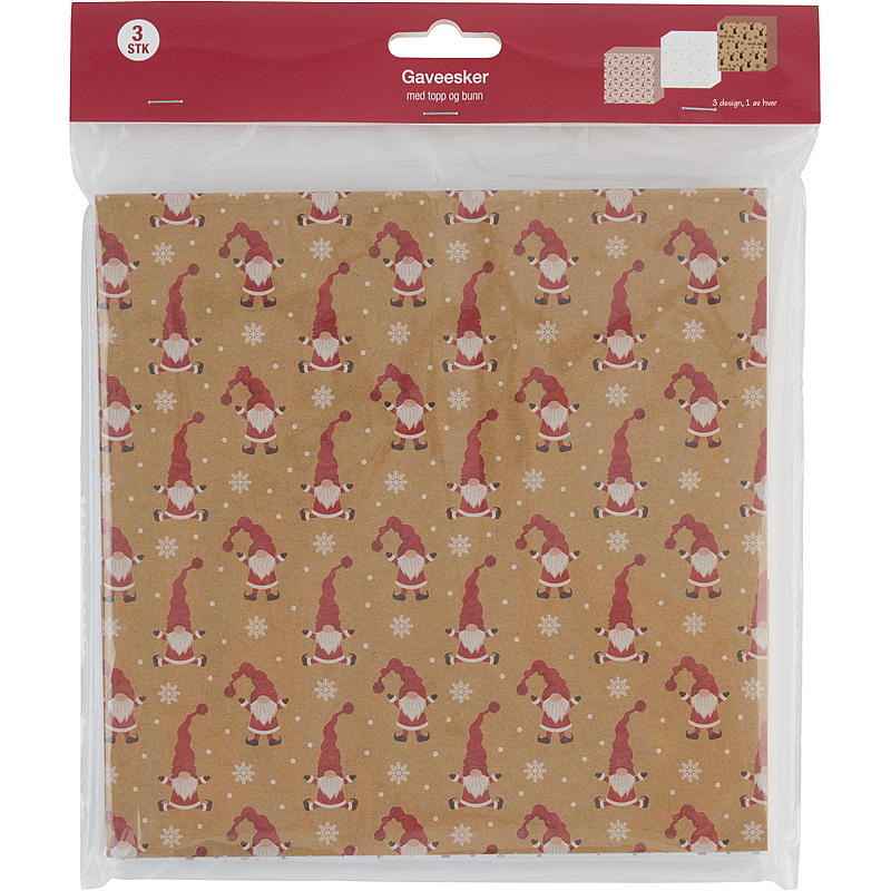 Home Gaveeske 3-pk m/topp & bunn